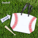 Baseball Sport Canvas Tote