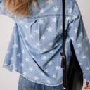  Star Light Wash Raw Hem Denim Jacket
