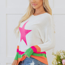  Stella Edge Drop Shoulder Sweater