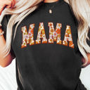  Sunny Flower MAMA Letter Graphic Tee