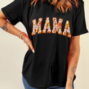  Sunny Flower MAMA Letter Graphic Tee