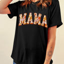  Sunny Flower MAMA Letter Graphic Tee