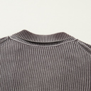  Sunny Patchwork Knit Open Sweater