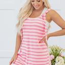  Sunny Stripe Pocket Romper