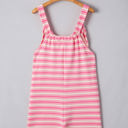  Sunny Stripe Pocket Romper