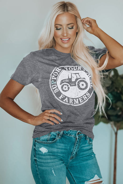 SUPPORT YOUR LOCAL FARMERS Graphic Tee