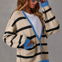  Sutton Buttoned Loose Cardigan