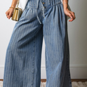  Sutton Casual Wide Leg Jeans