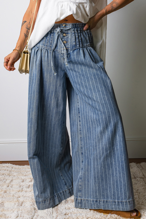 Sutton Casual Wide Leg Jeans