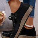  Sutton Thick Sole Lace-up Casual Shoes