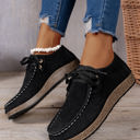  Sutton Thick Sole Lace-up Casual Shoes