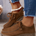  Sutton Thick Sole Lace-up Casual Shoes