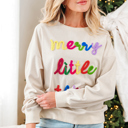  Sylevi Graphic Ribbed Loose Sweatshirt