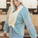  Syllena Collared Boxy Fit Sweatshirt