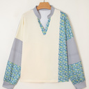  Syllena Collared Boxy Fit Sweatshirt