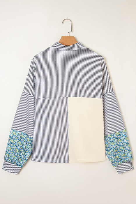 Syllena Collared Boxy Fit Sweatshirt