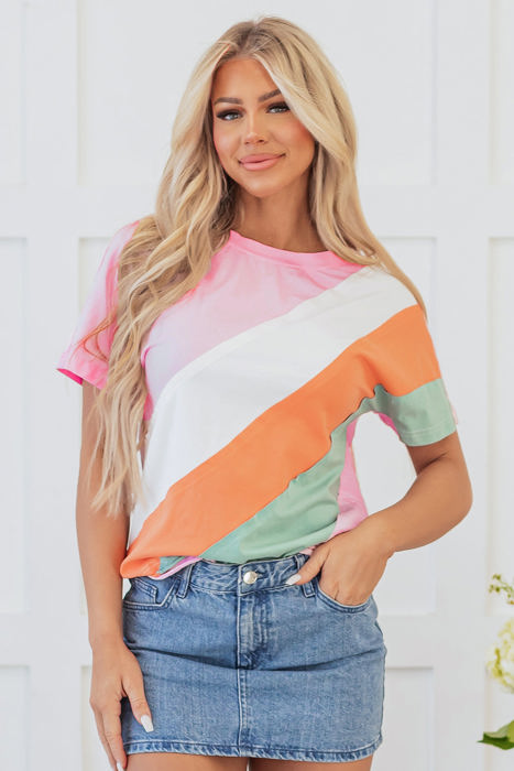 Sylvie Seamed Crewneck Top