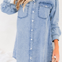  Takina Raw Hem Loose Shirt