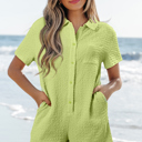  Talia Short Sleeve Patched Shirt