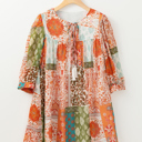  Tallulah Sleeve Chiffon Loose Dress