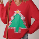  Taraette Patched Drop Shoulder Sweatshirt