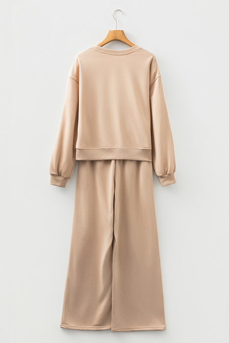 Taylor Striped Detail Crewneck Pullover