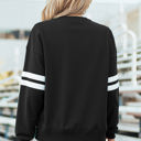  Taylor Striped Oversized Sweatshirt