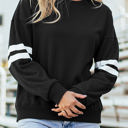  Taylor Striped Oversized Sweatshirt