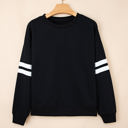  Taylor Striped Oversized Sweatshirt