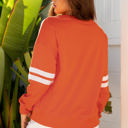  Taylor Striped Oversized Sweatshirt