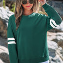 Evergreen XL Taylor Striped Oversized Sweatshirt
