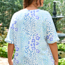  Taytum Print Short Sleeve PLUS Top