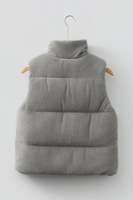 Taytum Stand Zipped Puffer Vest