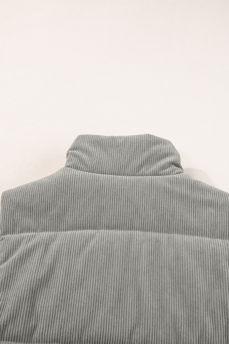 Taytum Stand Zipped Puffer Vest