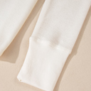  Teresa Color Waffle Half Long Sleeve Top