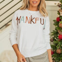  Thankful Embroidered Sweater