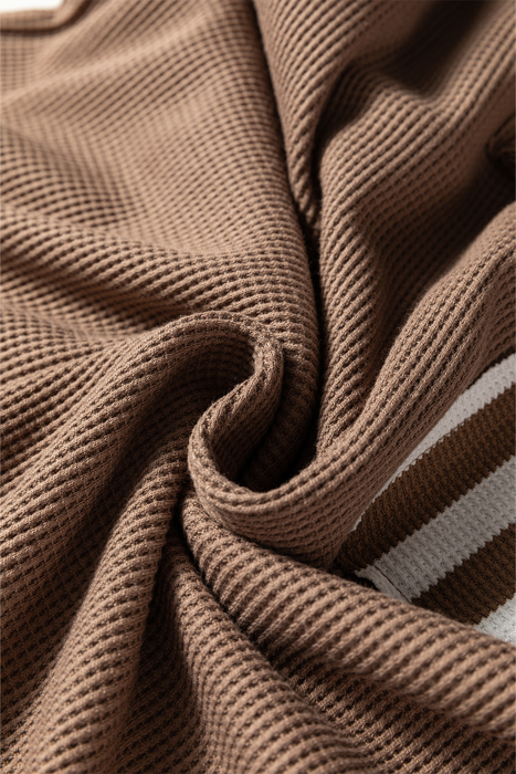 Tilly Striped Patchwork Drawstring Hoodie