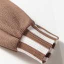  Tilly Striped Patchwork Drawstring Hoodie