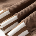  Tilly Striped Patchwork Drawstring Hoodie