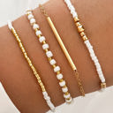  Tiny Beaded Multi Layer Bracelet Set