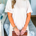  Trinity Sleeve Shift Mini Dress