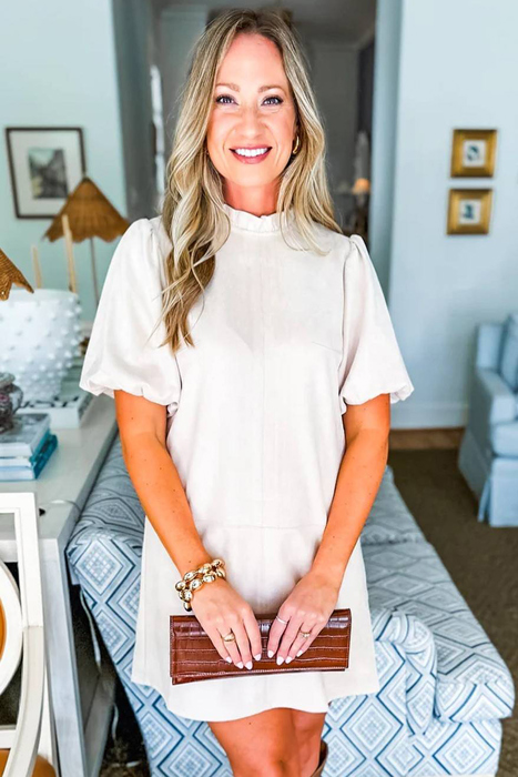 Trinity Sleeve Shift Mini Dress