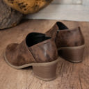  Tulip Opening Suede Ankle Boots