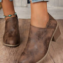 Tulip Opening Suede Ankle Boots