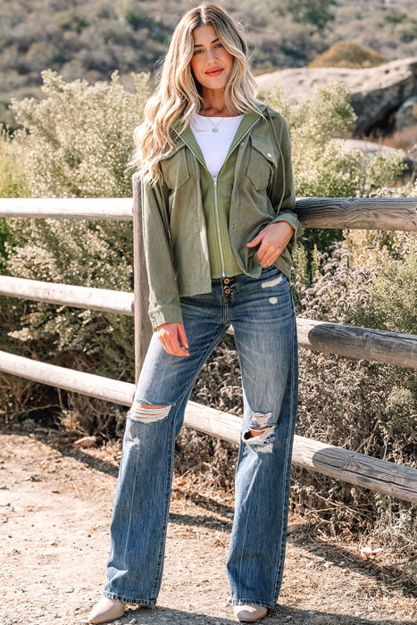 Undine Knit Textured Hooded Jacket