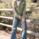  Undine Knit Textured Hooded Jacket