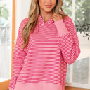  Valerie Shoulder Loose Fit Hoodie