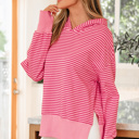  Valerie Shoulder Loose Fit Hoodie