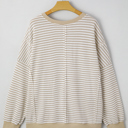  Vanessa Knit Ribbed Trim Long Sleeve PLUS Top