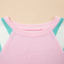  Vanessa Patchwork Raglan Pullover Top